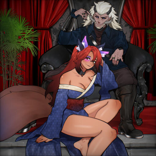A Yokai and Her Oni