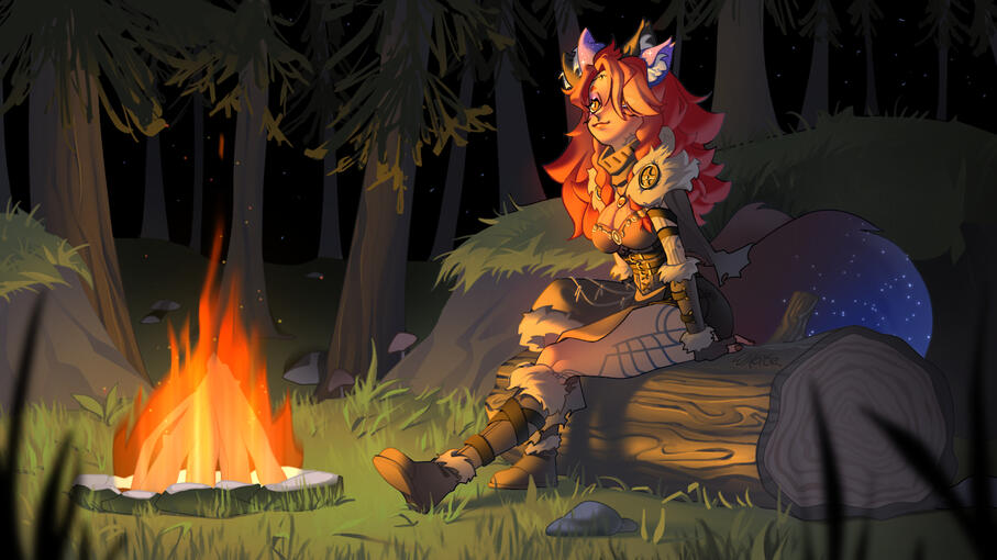 Campfire by Wikate